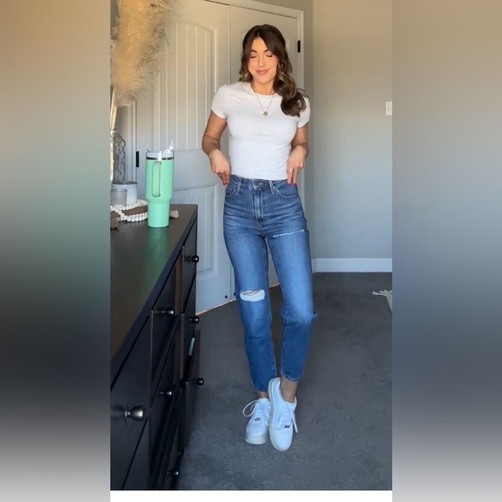 Levi high waisted mom jeans